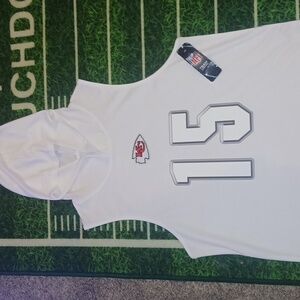 Pat Mahomes KC Chiefs Sleeveless Hoodie Jersey NWT